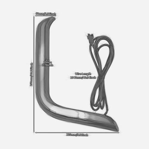 LED Lower Fairing Accent Lights Running Turn Signal Lamps Fit For Harley Touring Electra Street Road Glide Tri Glide 2006–2013 Black