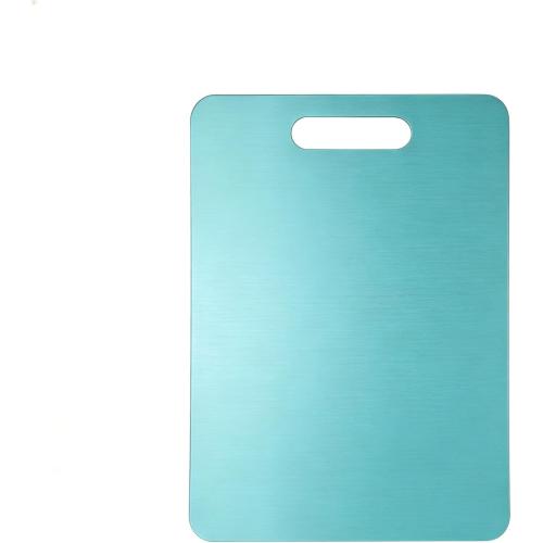 Titanium kitchen cutting board, double-sided food-grade slicing board, dishwasher safe, suitable for home use