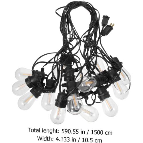 Outdoor String Lights Led Decorative Lamp for Garden Parties Shatterproof Bulbs for Christmas Camping and Festive Events