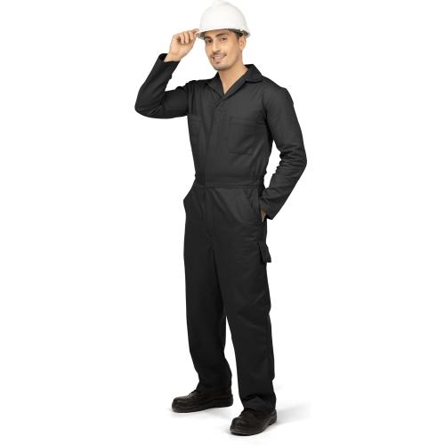 NY Threads Men’s Twill Coverall Relaxed Fit Long Sleeve Utility Work Wear Large