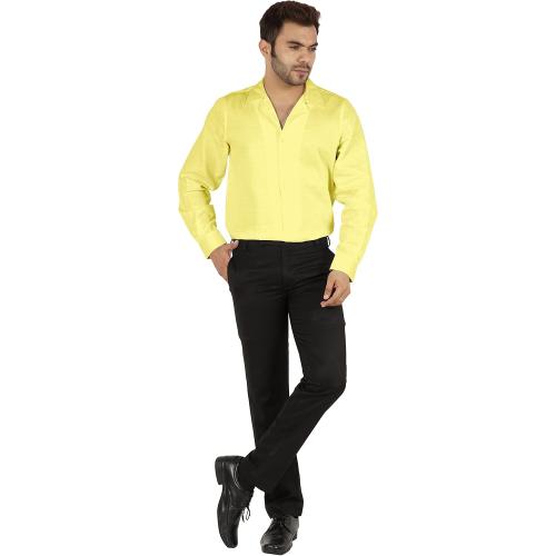 4XL-BESTMAN Solid Long Sleeve Cotton Shirts for Men's Formal Button Down Regular Fit Shirt
