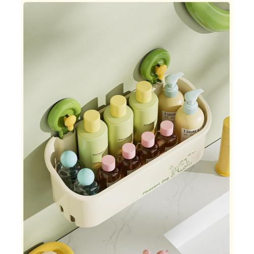 Suction Cup Plastic Storage Rack