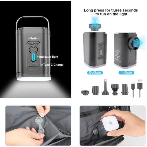 Vacuum backpack travel,vacuum backpack with pump Fit 16 inch Laptop for travel,Water-Resistant,Business,College,Camping (Black)