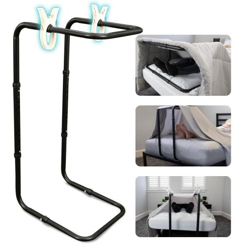 Vive Blanket Lifter for Feet 26-34 - Adjustable Bed Foot Protector - Bed Cradle for Feet - Lift Bar for Sheet Support - Great for Foot, Ankle, Leg, Knee, Toes, Chronic Pain, Neuropathy and Arthritis
