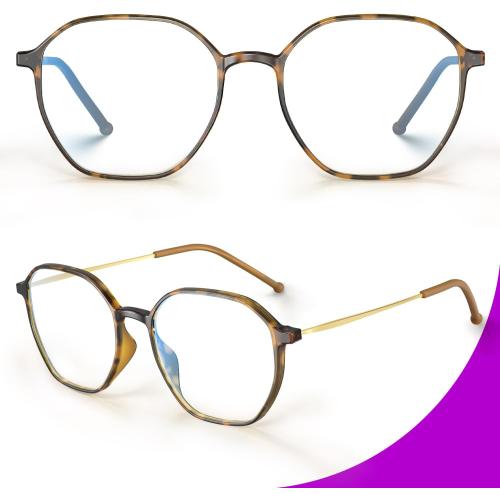 VISOONE Lightweight TR90 Blue Light Blocking Glasses Frame with Anti Glare Eye Protection for Women and Men RANE