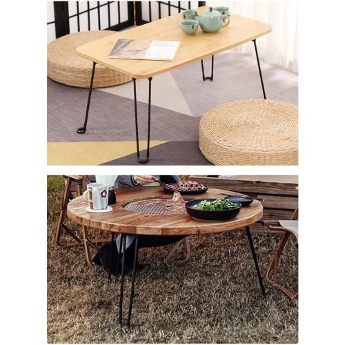 20.4inch Hairpin Table Legs | Folding, DIY for Coffee Tables, Computer Desks, Writing Desks, 4PCS, Containing Screw