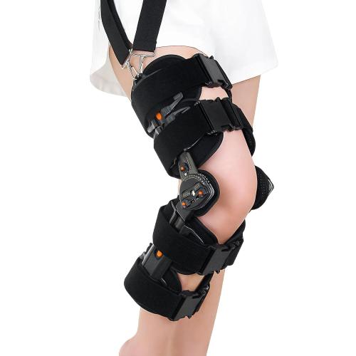 Hinged ROM Knee Brace,Unloader Knee Brace,Knee Immobilizer Brace,ACL, MCL and PCL Injury, Adjustable Orthopedic Support Stabilizer After Surgery, Women and Men-Multi-Angle Adjustment