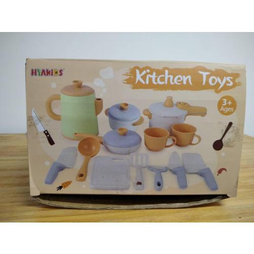 Multicolor 13 Piece Play Kitchen Pots and Pans Set for Kids, Pretend Role Play Cooking Toys Gifts for Toddlers Girls Boys Ages 3 4 5 6