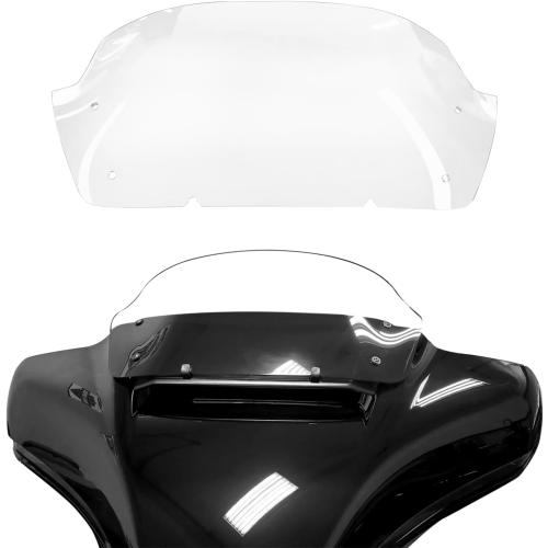 10 Windscreen Windshield Compatible with Harley Davidson Tuoring CVO Street Glide FLHXSE 2023 2024 FLHX/I 2024 for 2023 2024 Road Glide Accessories,Clear