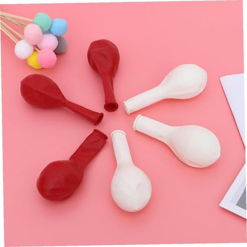 100pcs Valentine’s Day Latex Balloons Red and White 10-inch round Party Decorations for Holiday Events and Wedding Celebrations Random Color