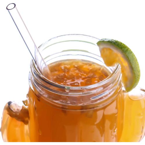 DAKOUFISH 12 Inch Reusable Replacement Plastic Straws for 30 oz & 40 oz Mason Jar Tumblers,Set of 12 Pcs Straws with Cleaning Brush (12inch, 7color)