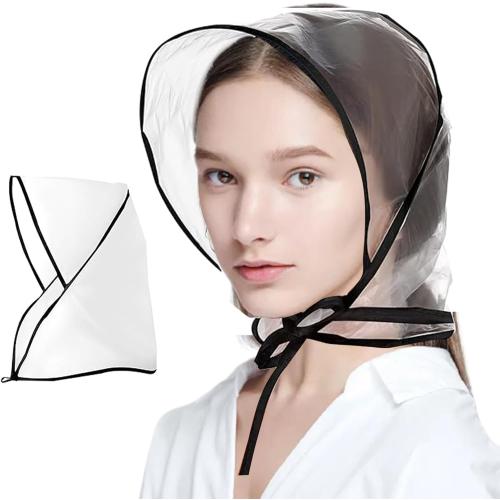 Soft 'N Style Premium Life Rain Hat with Full Visor Black Edging 1 Pack