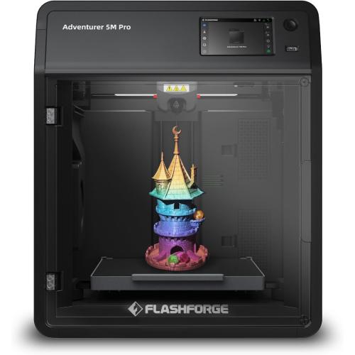 FLASHFORGE Adventurer 5M Pro 3D Printer with 1 Click Auto Printing System, 600mm/s High-Speed, Quick Detachable 280°C Nozzle, Core XY All-Metal Structure, Multi-Functional 220x220x220mm 3D Printer ( scratch see the pictures )