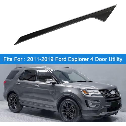 CARMOCAR A-Pillar Front Molding Windshield Outer Trim Right (Passenger Side) Replacement for Ford Explorer 4 Door Utility 2011-2019 Replaces BB5Z-7803145-AA BB5Z-7803137-AB 1 Pack