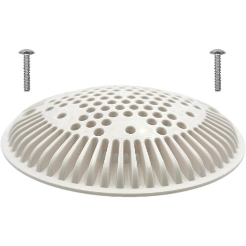 WG1048E White Pool Main Drain Cover Replacement Compatible with WG1048E for Suction and Dual Outlet Cover Replacement for Pools
