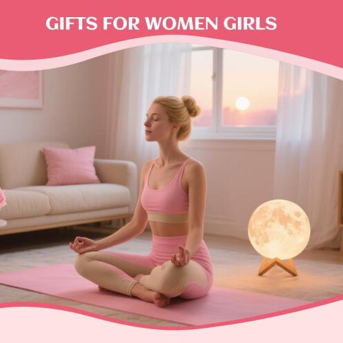 CPLA Moon Lamp Upgrade 128 Colors, Gifts for Women Men Friends Her Mom Sister, Christmas, Birthday, Anniversary, House Warming Gifts New Home, Diameter 6 inch