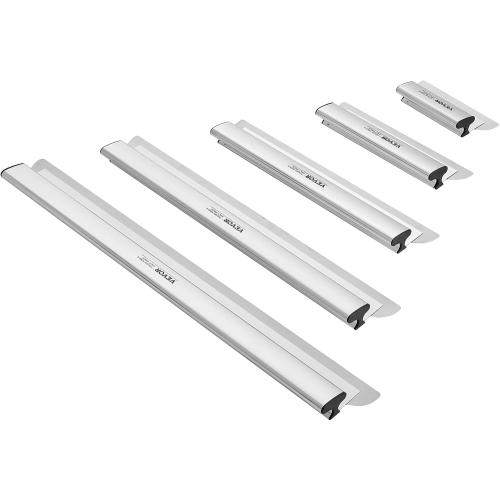 VEVOR Drywall Skimming Blade Set (10/16/24/32/40 inch) with 34-81.6 inch Extension Handle, Professional Stainless Steel Knife for Gyprock, WallBoard, and Plasterboard Skim Coating