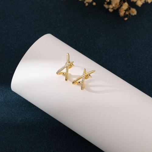 Gold/Silver Earrings for Women Trendy,14K Real Gold Plated Stud Earrings Dainty CZ Hypoallergenic Small Hoop Earrings for Women Gifts