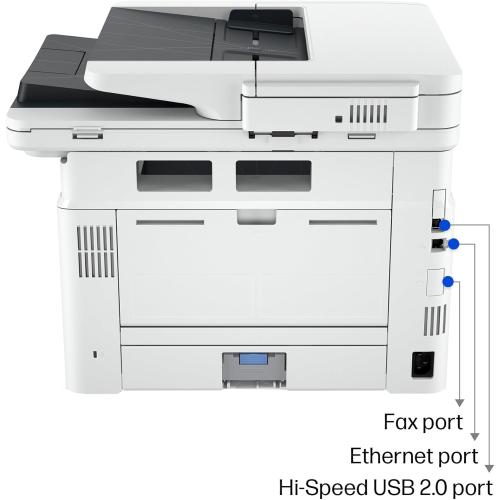HP Laserjet Pro MFP 4101fdw Wireless Black & White All-in-One Laser Printer, Scanner, Copier, Fax, Best-for-Office (2Z619F)