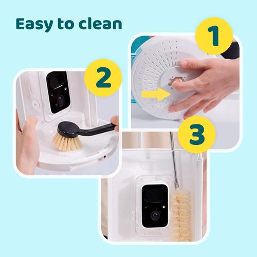 NETVUE by Birdfy Smart Bird Feeder with Camera – AI Identifies Birds Species 2MP Night Vision & App Alerts, 2.4Ghz Wi-Fi Connect IP65 Weatherproof Bird Camera-Gift for Backyard BirdWatchers, Yellow