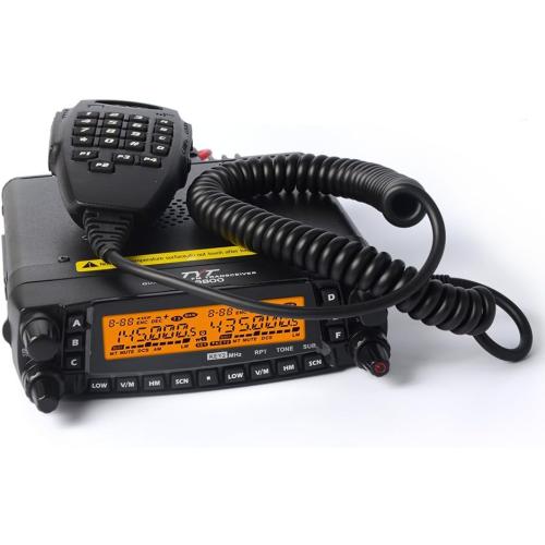 TYT TH-9800 Quad Band 50W Cross-Band Mobile Car Ham Radio Black 5.5 x 1.58 x 8.35