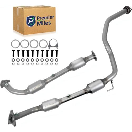 Catalytic Converter Fit for Toyota Tundra 2007-2019 V8 5.7L 4.6L Right&Left (For Extended Cab 2010-2019 145.7 Wheel Base Only) interchanges with 17450-0S110 and 17450-0S140,56250,643119