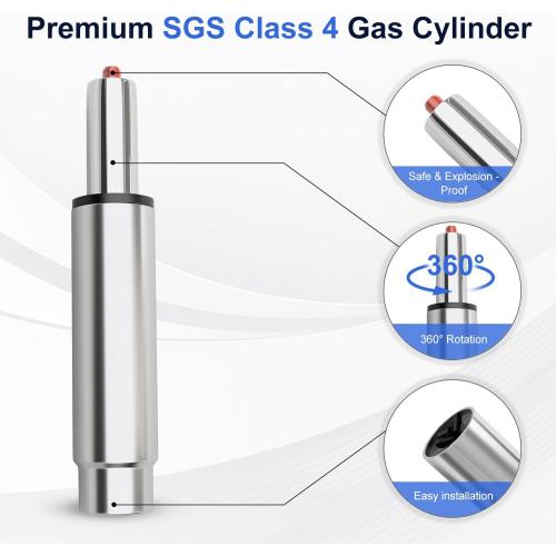 Ergonomic Office Chair，Mesh Seat Cushion with 3D Armrests and 3D Headrest, Adjustable Lumbar Support with Rocking Function, SGS Class 4 Gas Clylinder，Black