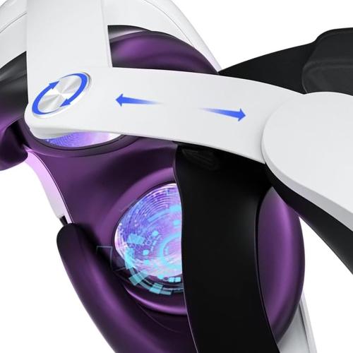 Adjustable Wearable Head Mount Charging Solution 10000MAH Capacity Virtual Reality Headset Aluminum Battery Heat Dissipation