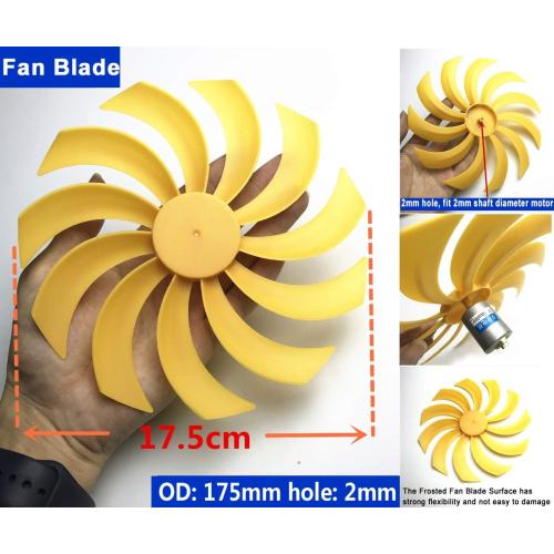 Small Wind Turbine Generator Micro DC Motor Power Wind Turbines Electricity Fan Blades Model Bicycle LED Light DIY Kits for Teaching Physical Power Generation Science Experiment