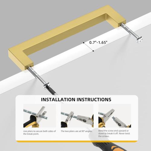 Goldenwarm 25 Pack Gold Kitchen Cabinet Handles - 5 Inch Brass Gold Drawer Pulls - LSJ12GD128 Brushed Brass Cabinet Pulls for Cabinets