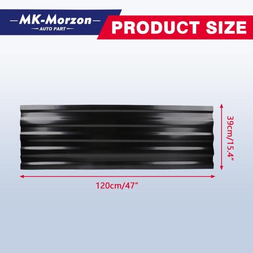 926-881 Black Weld-in Bed Floor Rust Repair Panel Compatible with Ford F-250 F-350 F-450 Super Duty Replaces# BC3Z9911215A BC3Z9911215B (2Pcs)