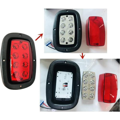 1 PCS -Club Car DS LED Taillight Yamaha TailLights for Club Car DS Gas & Electric Golf carts (1993 & up) and Yamaha G14, G16, G19, G22 Golf Cart