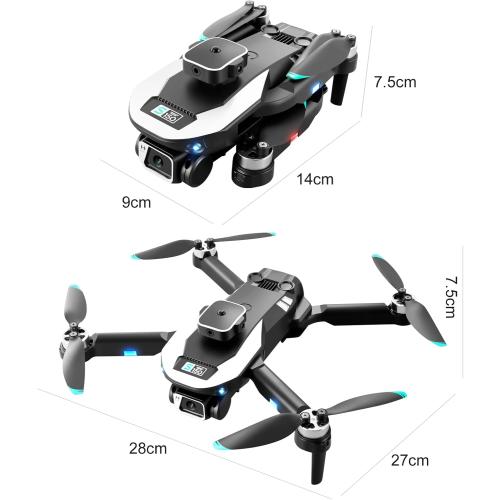 ikaufen S150 Drone with Camera for Adults GPS RC Drone With 4K HD Camera WiFi FPV Foldable Quadcopter Aircraft  2 Battery