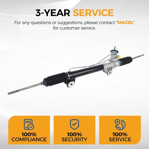 PAROD Power Steering Rack, Rack and Pinion Assembly for 1999-2006 Chevy Silverado 1500, 2007 Silverado 1500 Classic, 1999-2006 GMC Sierra 1500, 2007 Sierra 1500 Classic#19133675, 26079794, 26079801