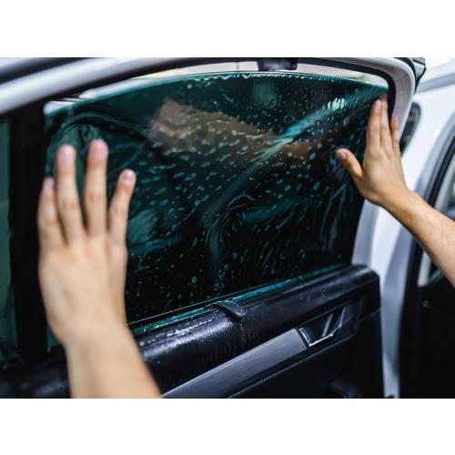 Rvinyl Window Tint Kit Compatible with Honda Civic 2016-2021 Sedan - Black 20% - Single Ply No Bubble Film - Do it Yourself Vehicle Complete Precut Kit