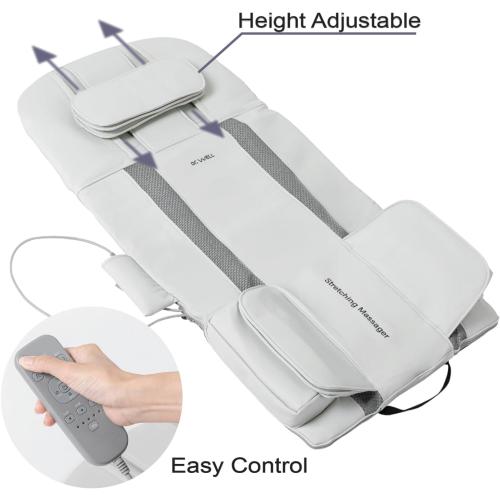 DR. WELL 2026 New, Full Body Stretching Massage Mat 3D Lumbar - Neck, Back, Waist, Hip Relaxation. 26 Powerful Air Cells, 7 Massage Modes & 5 Intensities Levels. Foldable & Portable Mattress.