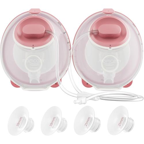 Momcozy Original V1 Pro/V2 Pro Breast Pump Replacement Accessories,Milk Collection Cups Only for Momcozy V1 Pro/V2 Pro, 2 Pack