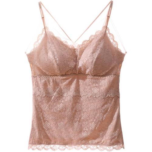 Size 1XL Lace Camisoles for Women Criss Cross Spaghetti Straps Tank Tops Sexy V Neck Backless Shirts with Removable Padded