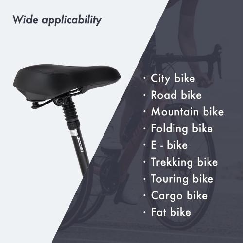 DJC Suspension Seatpost Shock Absorbing Bike Seat Post Adjustable Rebound 40mm Travel No Clamp 25.4 26.8 27.2 28.6 30.4 30.9 31.6mm for MTB Road City Bike