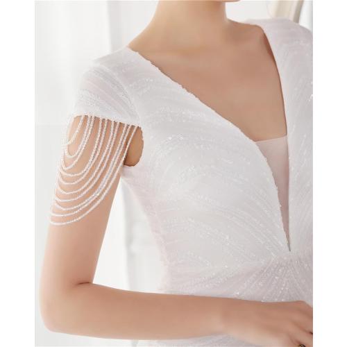 Size XXL houstil Formal Dresses for Women Sequin 1920s Full Length Evening Party Gown Great Gatsby Cocktail Wedding Dress
