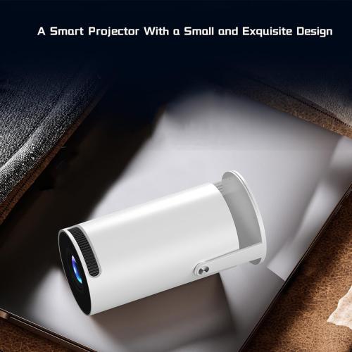 Mini Projector Portable Projector with WiFi6 and Bluetooth 5.0 130-Inch 1080P Support 160 ANSI Auto Keystone Outdoor Home Projector Built-in Android 11.0 OS