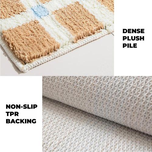 GIB Bathroom Rugs 32x20, Extra Soft Absorbent Bath Mat for Bathroom Floor