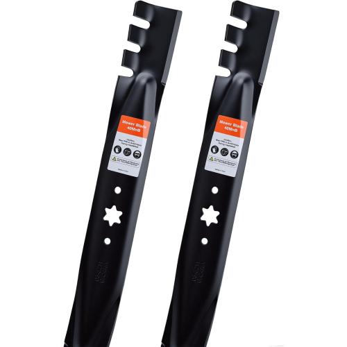 Grasscool 942-04308-X 942-04308 Mower Blades for Troy Bilt Bronco Pony Mustang 42 inch Mower with 6 Star Hole Cub Cadet XT1-42 ZT1-42 42'' Zero Turn Lawn Tractor