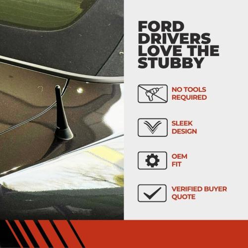 CravenSpeed Stubby Antenna Compatible with Ford Focus 2008-2018 | 4 Inches | Short Antenna Replacement | Made in The USA