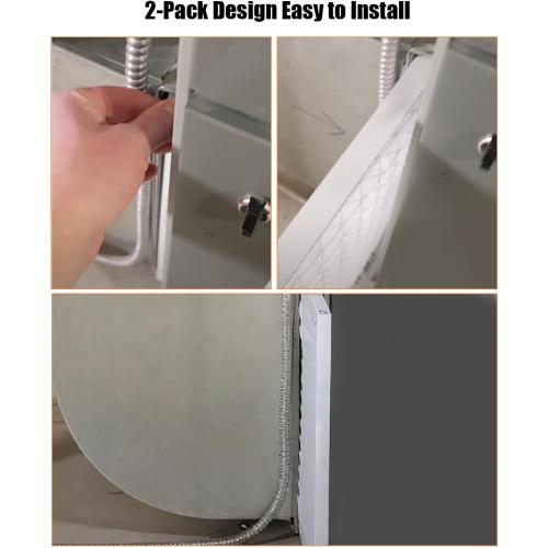 317659-403 Fan Coil Filter 19.75 x 21.5 x 1 Fit for Bryant Carrier Payne Replace KFAFK0312LRG, Washable Reusable Ac Filters Fit for PF1MNC036 PF1MNC037, 2 Pcs