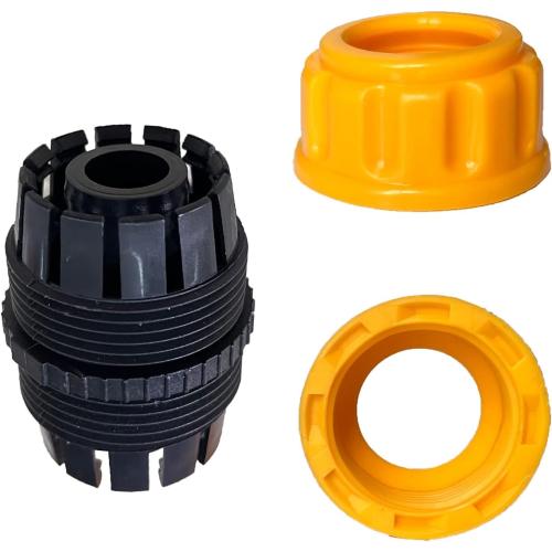 Garden Hose Repair Kit 3/4 or 5/8 Water Hose Connectors/Hose Mender/Hose Extender End Repair, Leakproof Design, 3PCS