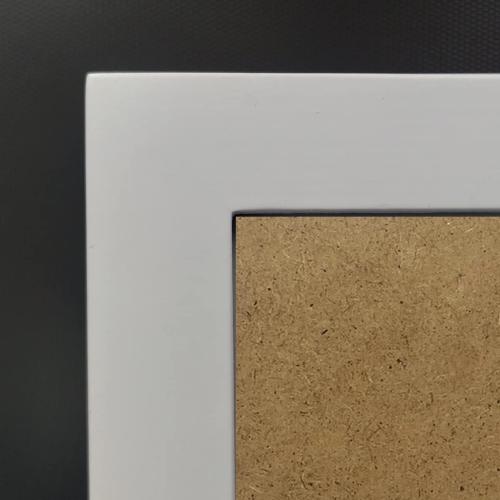 3.5x5 Picture Frames White. Solid Wood, Plastic Panel.The Protective Film Must be Removed.