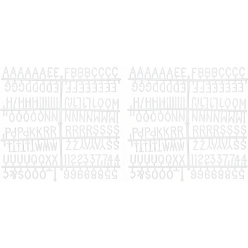 Felt Letter Board with 294 Letters, Numbers & Symbols - 10 x 10 inch Changeable Message Board with Wooden Frame Wall Mount Hook, Pink & Wood