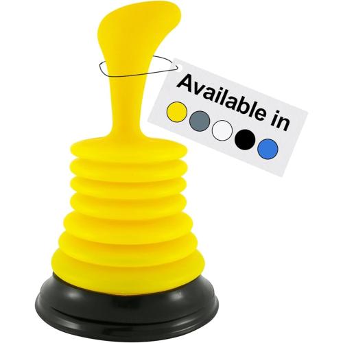 Meadow Lane Small 7 Sink Plunger - Mini Clog Remover for Kitchen & Bathroom Sink Drains - Hand Ergonomic, Space-Saving & Powerful Suction - Universal Fit for Home or Commercial Use, Yellow****