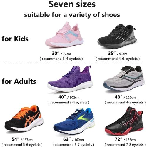 UpUGo 3 Pair Oval Shoe Laces, Half Round 1/4 Shoelaces for Athletic Running Sneakers Shoes Boot Strings